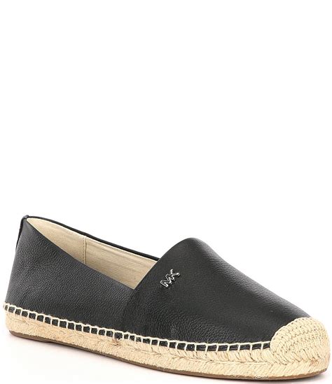 zwarte michael kors espadrilles kendrick slip on|Michael Kors espadrille wedge shoes.